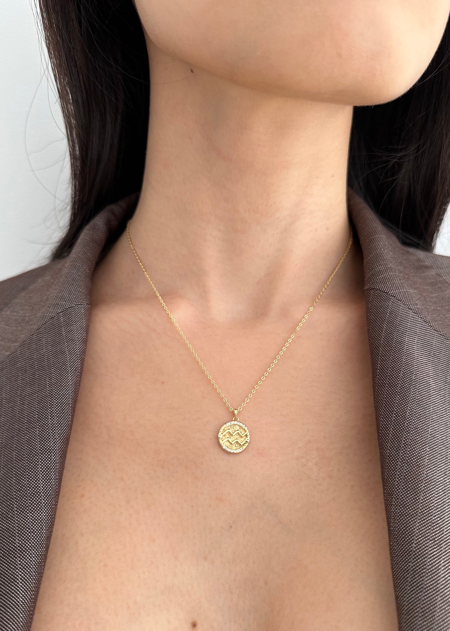 Collar Signo del Zodiaco Acuario